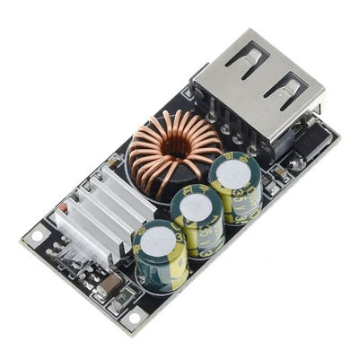 Ricarica di emergenza del telefono cellulare con QC3.0 DIY Fast Charger Board e alimentazione elettrica da 24W