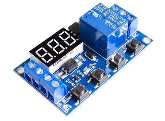 Display digitale LED sigillato a 12 V, timer on/off, rilevamento di tempo, scheda di commutazione per la produzione di PCB