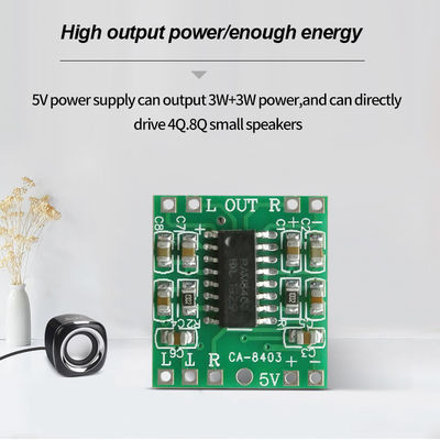 2*3W DC 5V Ultra-Small PMA8403 Class D Audio Amplifier Board per mini altoparlanti