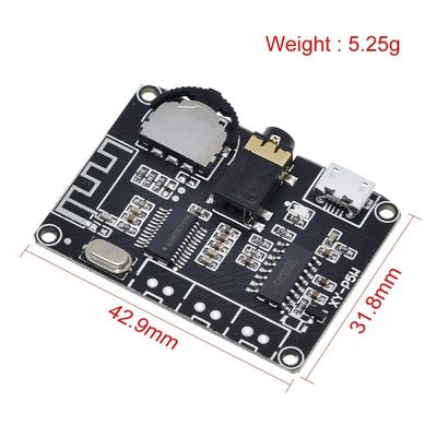 PAM8406 BT 5.0 Kit DIY Lineare Amplificatore di potenza audio Board DC 3.7-5V Stereo Amplificatore Board