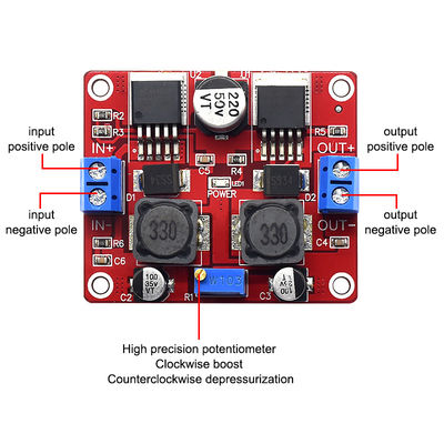 CA-2577 Modulo di regolazione automatica della tensione DC-DC compatibile con pannelli solari LM2596S 3A Modulo Step Down/Up