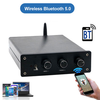 100W*2+200W Amplificatore di potenza audio per la casa con Bluetooth 5.0 e 2.1 Canale Mini HiFi Stereo Classe D Amplificatore digitale