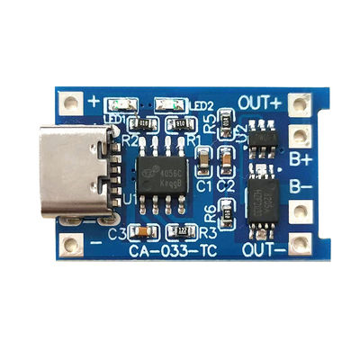 CA-033 Micro Type-C USB 5V Charging Board Dual Function 1A Li-Ion Lithium Battery Charger Module 18650 TP4056 IC Prodotto