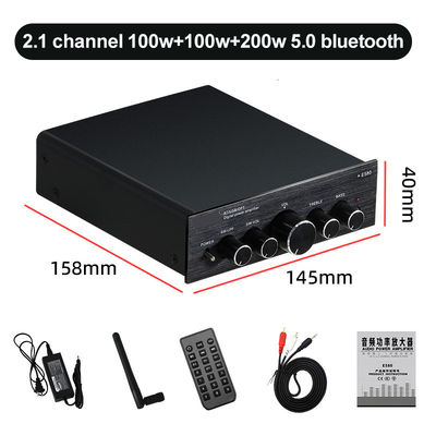 2.1 Canale di potenza di uscita di 100 W Wireless Bluetooth Digital Audio Amplificatore di potenza HIFI per audio domestico