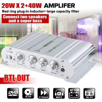 2.1 Scheda amplificatore 12V a canale con potenza di uscita di 80WX2+80W per audio digitale Hi-Fi domestico