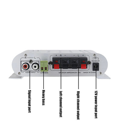 2.1 Scheda amplificatore 12V a canale con potenza di uscita di 80WX2+80W per audio digitale Hi-Fi domestico