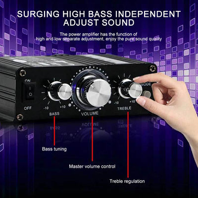 AK-270 12V Amplificatore audio Bluetooth di piccola potenza 2.0 canale di uscita HIFI Mini Amplificatore di potenza per Home Theater Sound System