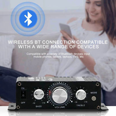 AK-270 12V Amplificatore audio Bluetooth di piccola potenza 2.0 canale di uscita HIFI Mini Amplificatore di potenza per Home Theater Sound System