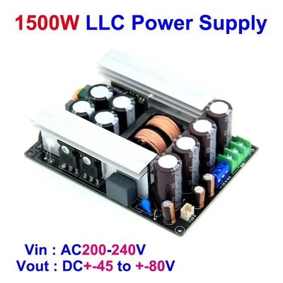 1500W LLC Modulo di commutazione a 5 vie Pannello di alimentazione montato AC DC Converter per amplificatore audio digitale LLC-1500W