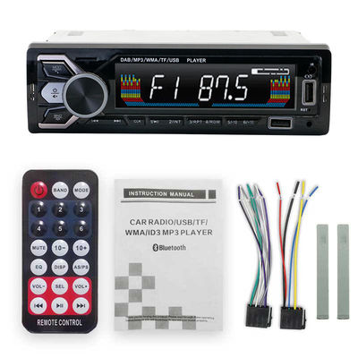 Radio stereo per auto universale 60Wx4 con lettore MP3 ricevitore FM e ingresso AUX USB/SD