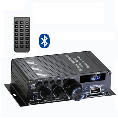 AK-380 Amplificatore audio Bluetooth v5.0 a 2.0 canali con potenza di uscita di 100-300 W per Home Theater