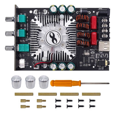 ZK-1602T 2*160W 2.0 Channel Digital Power Amplifier Module Classe D Audio stereo BT 5.0 Subwoofer Amplifier Board ZK-1602T
