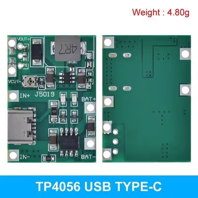 Tipo-C USB 3.7V 9V 5V 2A Converter DC-DC Board Mount Li-ion litio 18650 Caricabatterie 18650 Caricabatterie Step Boost Modulo di alimentazione