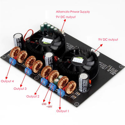 TPA3255 Scheda amplificatore in classe D ad alta efficienza da 600 W con gamma dinamica per audio HiFi
