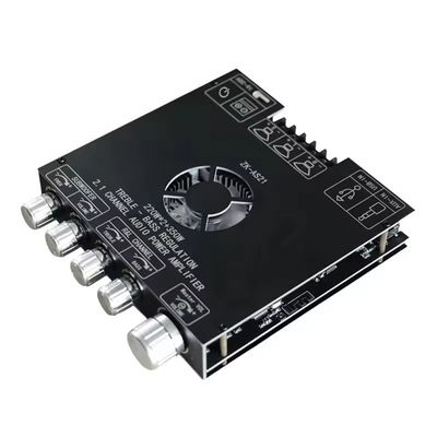 ZK-AS21 Modulo di amplificatore audio di 2.1 canali TPA3255 Subwoofer 220WX2+350W 220WX2+350W Amplificatore ZK-AS21