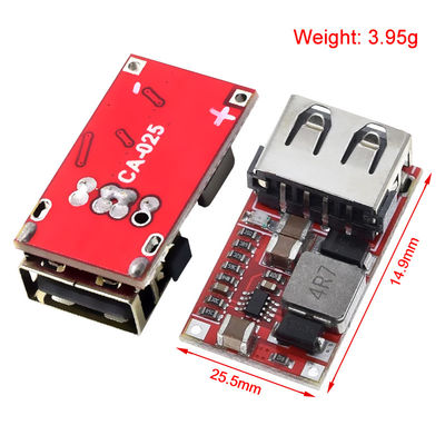 CA-025 Convertitore DC-DC efficiente Tavola di sviluppo del caricabatterie USB 6V-24V 24V 12V a 5V 97,5% Modulo Buck per alimentazione dell'auto