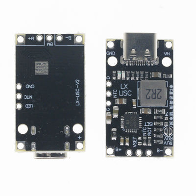 Tipo-C USB 2/3S BMS 15W 8.4V 12.6V 1.5A Batteria al litio Modulo di ricarica Boost con supporto bilanciato Ricarica rapida con indicatore