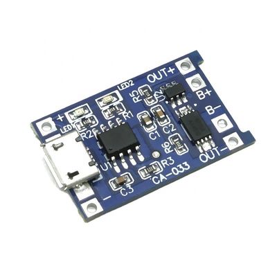 CA-033 Micro Type-c USB 5V Board di ricarica con doppia funzione 1A Li-ion Lithium Battery Charger Module 18650 TP4056 Standard