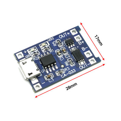 CA-033 Micro Type-c USB 5V Board di ricarica con doppia funzione 1A Li-ion Lithium Battery Charger Module 18650 TP4056 Standard