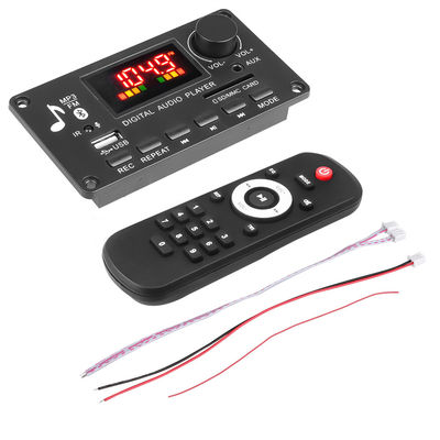 Amplificatore 80W Wireless Car Music Mp3 Decoder Player Modulo a mani libere DC 5V-26V FM Radio Audio Modulo