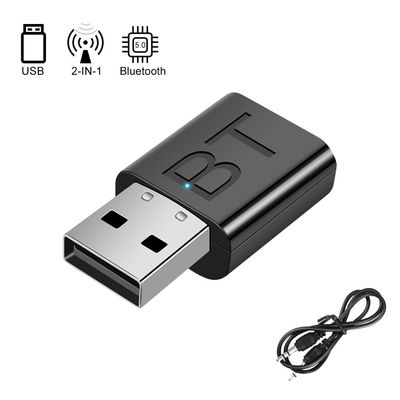 Bluetooth 5.0 Audio Adapter con 10m di distanza di trasmissione e doppia modalità per lo streaming audio wireless