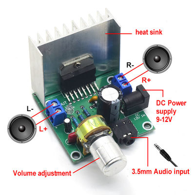 TDA7297 15W+15W Stereo Amplifier Board 12V DC Audio Module