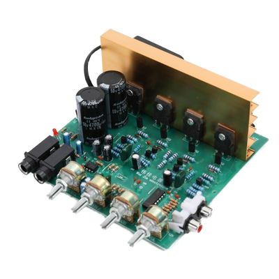 Scheda modulo PCB amplificatore audio a 2.0 canali da 100W 16x14x6cm
