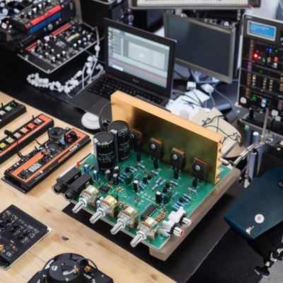 Scheda modulo PCB amplificatore audio a 2.0 canali da 100W 16x14x6cm