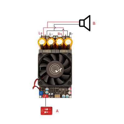 Creatall zk-3002 Scheda Amplificatore Stereo 300W 2.0 Canali