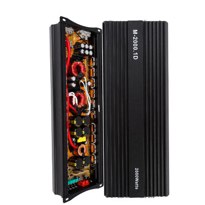 Amplificatore di potenza audio per auto da 12V 2000W di alta potenza 2000 Watt Subwoofer mono di classe D con crossover