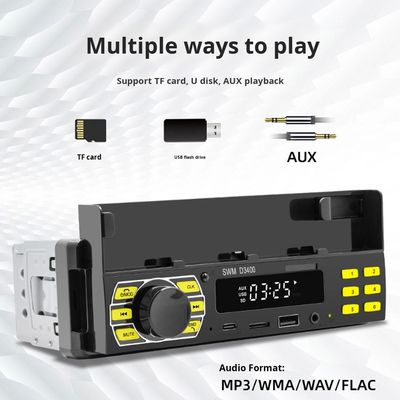 Creatall HD Lossless Music Car MP3 Player con Controllo Centrale Multi-Funzione Slot per Scheda USB Flash Drive Radio FM