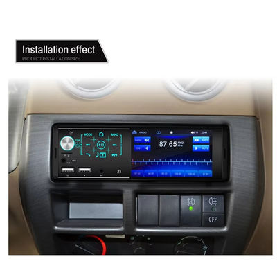 Autoradio portatile per auto da 4,1 pollici con doppio USB, touchscreen HD, per lettore MP5 Bluetooth, luci colorate, autoradio per auto CD per DVD VCD
