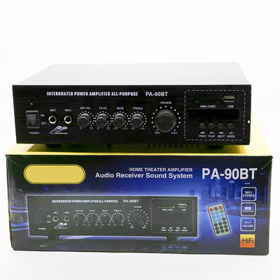 PA-90BT Amplificatore Audio Professionale 120W BT Wireless per Diffusori a Soffitto Domestici ad Alta Potenza e Diffusione Pubblica a Tensione Costante in Metallo