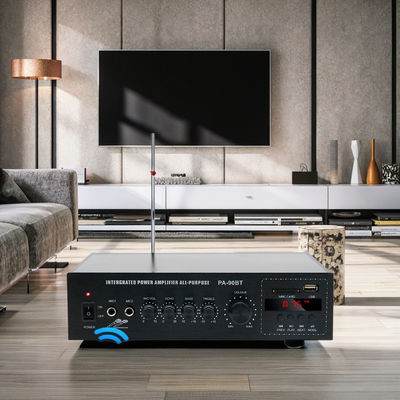 PA-90BT Amplificatore Audio Professionale 120W BT Wireless per Diffusori a Soffitto Domestici ad Alta Potenza e Diffusione Pubblica a Tensione Costante in Metallo