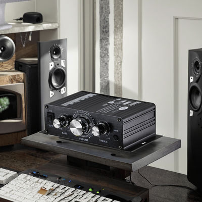 BT-888 Mini amplificatore domestico 12V 20W+20W BT Wireless Small Metal Hot-Selling per il commercio estero Transfrontaliero