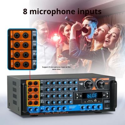 Amplificatore audio HiFi ZX-12B a 4.0 canali da 800W, amplificatore digitale per ricevitore audio domestico wireless BT ad alta potenza, molto venduto