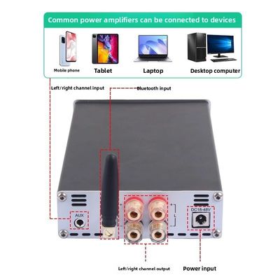 TPA3255 doppio canale 315W*2 Audiofile HIFI BT ad alta fedeltà amplificatore digitale QCC5125 accessorio audio premium