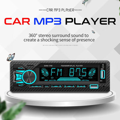 Creatall Lettore MP3 per Auto Universale Schermo Grande Vivavoce Radio AM USB Connessione Trasmettitore FM Amplificatore Qualità del Suono Senza Perdita