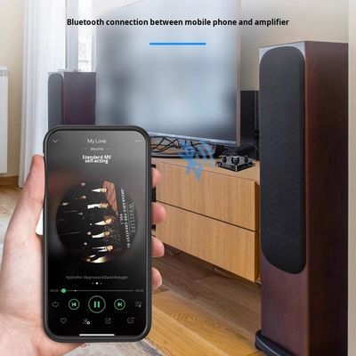 Amplificatore Karaoke Wireless 2.0 Canali ad Alta Potenza 100W BT Decodifica Lossless HDML ARC Fibra Ottica Coassiale Elettronica in Stock