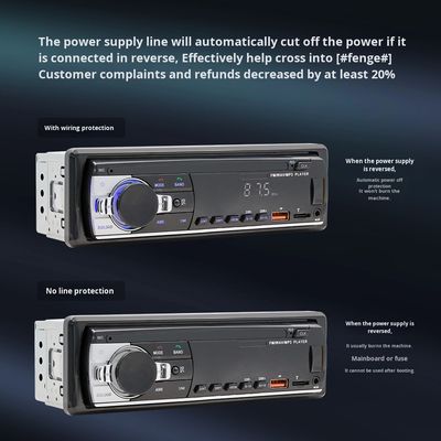 Creatall Neutral JSD-530L Car MP3 Player con connessione USB per Bluetooth Card Radio Controllo centrale Qualità del suono senza perdita