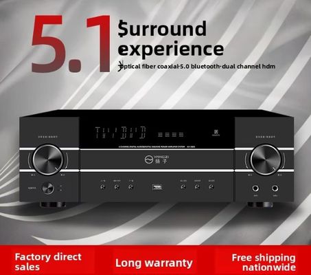 Amplificatore audio professionale 5.1CH 4200W ad alta potenza con anti-feedback, wireless BT, per karaoke domestico, performance sul palco, riunioni KTV
