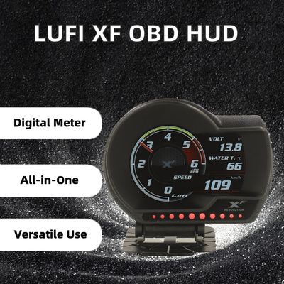 Obd2 Digital Auto Meter Turbine Pressure Multi-Function HUD Head-Up Display OBD Gauge Meter High Auto Electronics