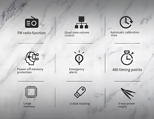 Sistema di riproduzione cronometrata MP3 Amplificatore automatico di suono con amplificatore esterno a colonna di metallo