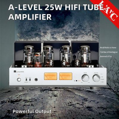 A-Level 25W+25W Amplificatore audio a tubo HIFI per la casa Alta potenza di uscita ricevitori di cuffie integrati Amplificatore di classe altoparlanti