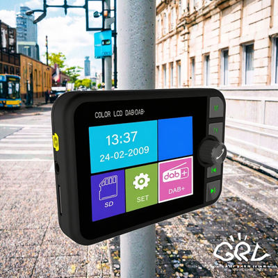 2.4-Inch Color LCD DAB/DAB+ Radio Receiver BT Wireless Compatible MP3 Player FM Car Digital Signal Broadcasting per 1 anno