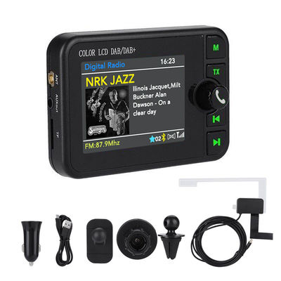 2.4-Inch Color LCD DAB/DAB+ Radio Receiver BT Wireless Compatible MP3 Player FM Car Digital Signal Broadcasting per 1 anno