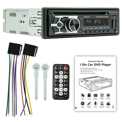 Lettore MP3 per auto Creatall a disco singolo con Smart per Bluetooth Multimedia CD/VCD/DVD Slot per schede Connessione USB Radio