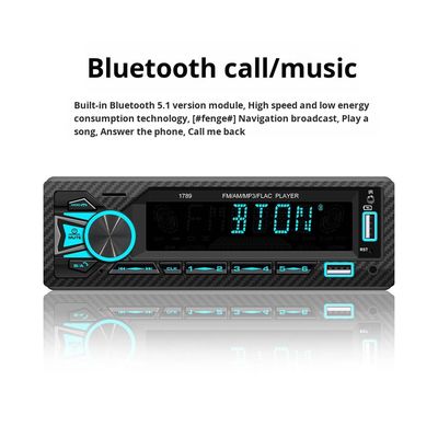 Creatall Cross-Border New Car MP3 Player Card Slot U Disk Car Radio Central Control per Bluetooth Amplificatore di suono senza perdite