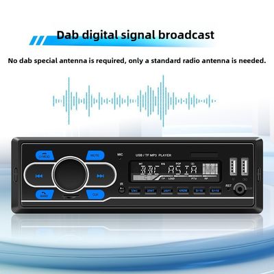 Creatall 12V Lettore MP3 per Auto Monocilindrico Musica Lossless per Bluetooth USB Card Reader Radio DAB Offerta Speciale