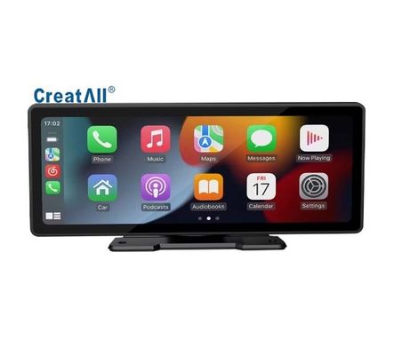 Creatall Schermo Portatile Carplay da 10,26 pollici MP5 Navigazione Retromarcia Interconnessione per Lettore Auto Wireless BT USB Cruscotto